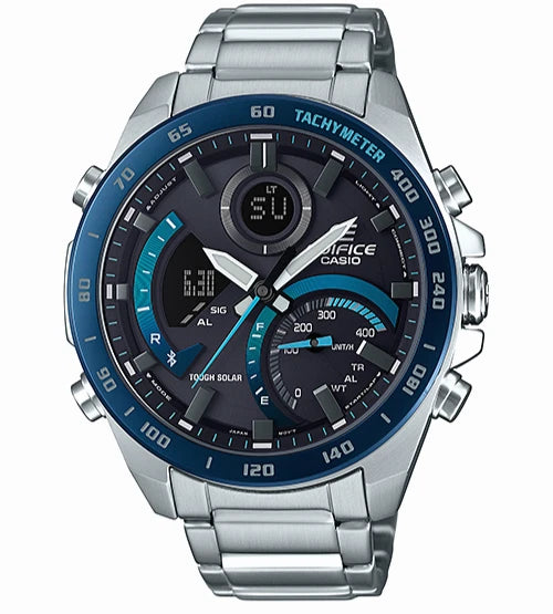 Casio Edifice ECB900DB-1B Smartphone Link Solar Chrono Tachymeter WorldTime 100M