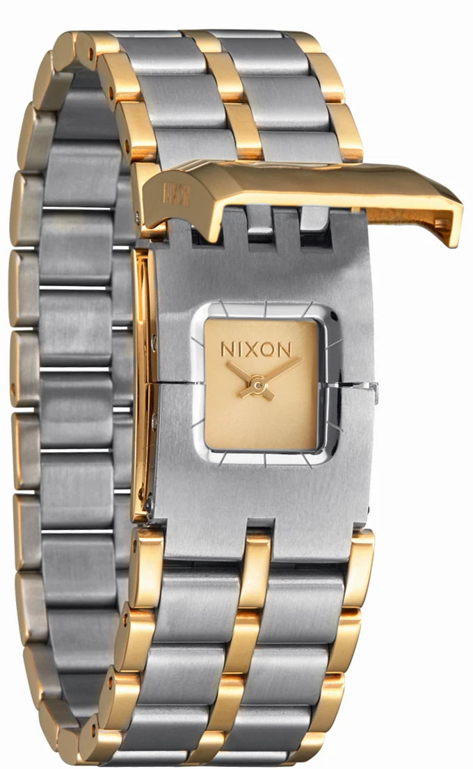Nixon Confidante Jewelry Butterfly Watch Two-Tone 23mm Women's A1362-1921-00 30M