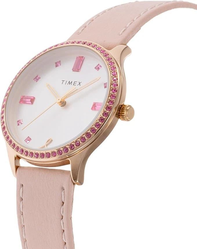 Timex Breast Cancer Research Foundation Pink Womens Steel Quartz Watch TW2V95700