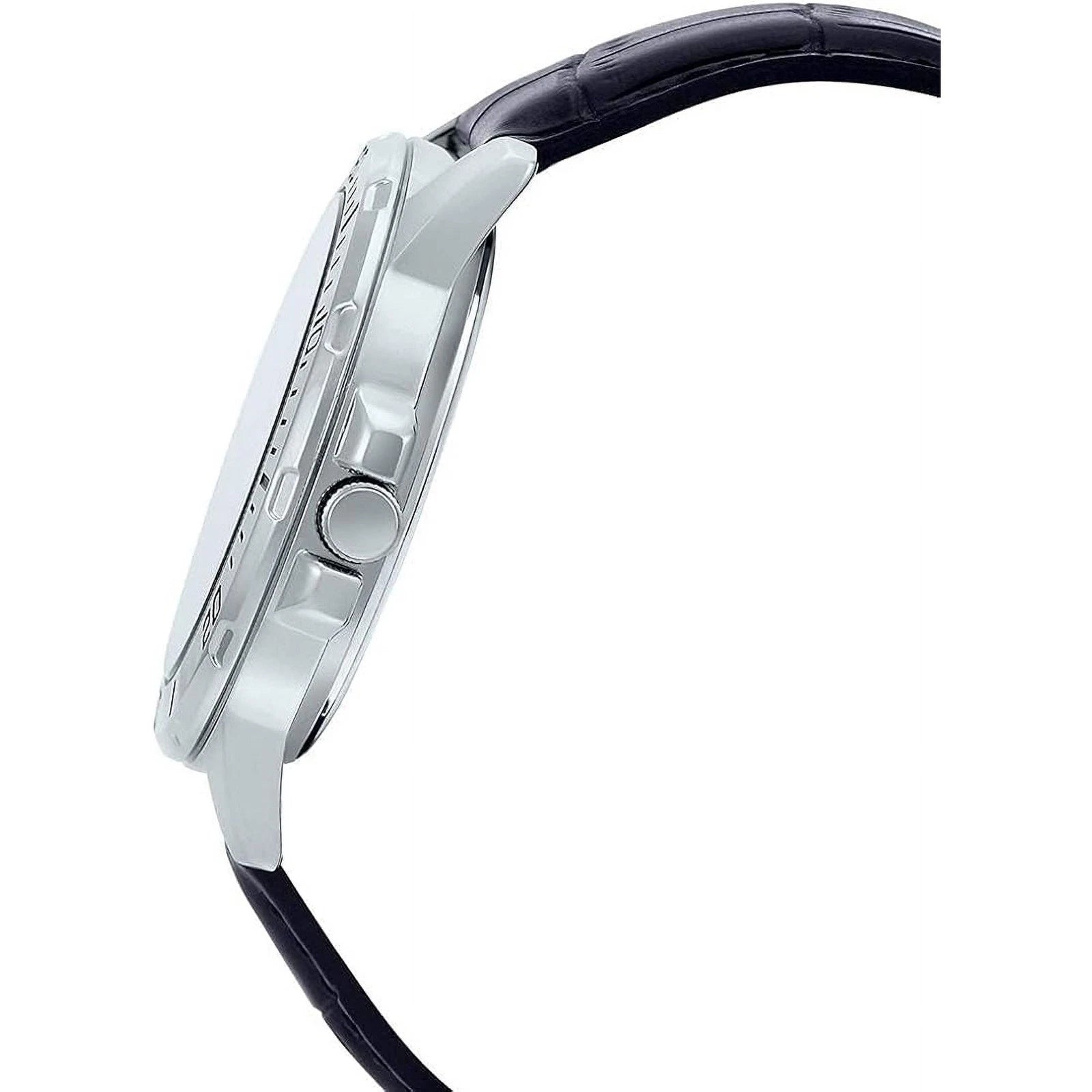 CASIO MTP-VD01L-1EV Mens Sports Watch 50M Water Resistant Easy Read Date Leather