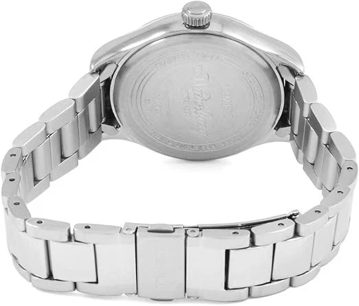 Timex TW2R25100 Men's 41mm Black Dial Quartz Watch Stainless Steel Bracelet Date