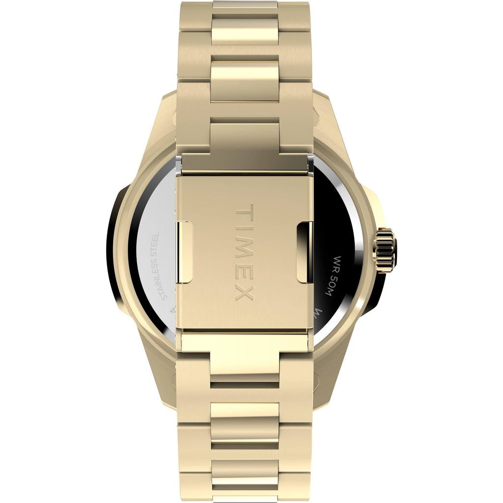 Timex x Fortnite Essex 45mm Stainless Steel Bracelet Watch Victory Royale