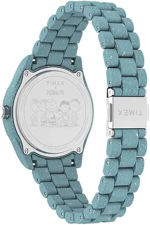 Timex Legacy Ocean Peanuts Snoopy Women’s Blue Watch Upcycled Plastic TW2V53200