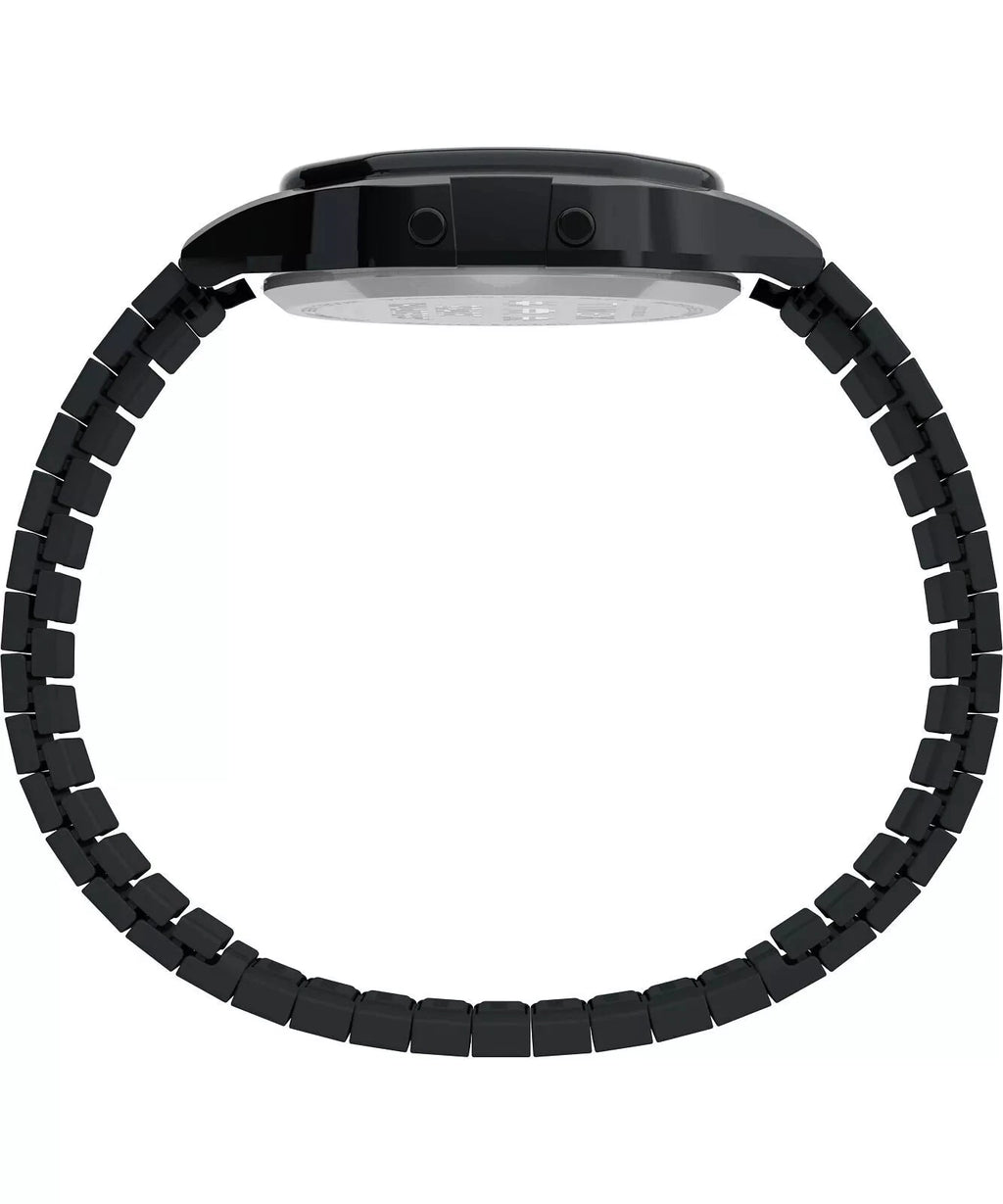 Timex Space Invaders T80 34mm Digital Stainless Steel Watch TW2V39900 iconic LCD