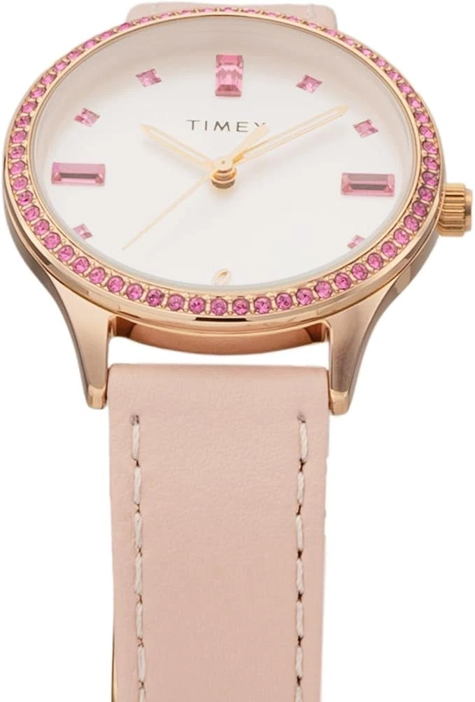 Timex Breast Cancer Research Foundation Pink Womens Steel Quartz Watch TW2V95700