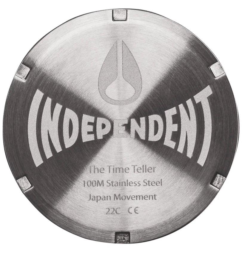 Nixon x Independent Time Teller A1350-131 Gunmetal Quartz 37mm 10ATM Men's Watch