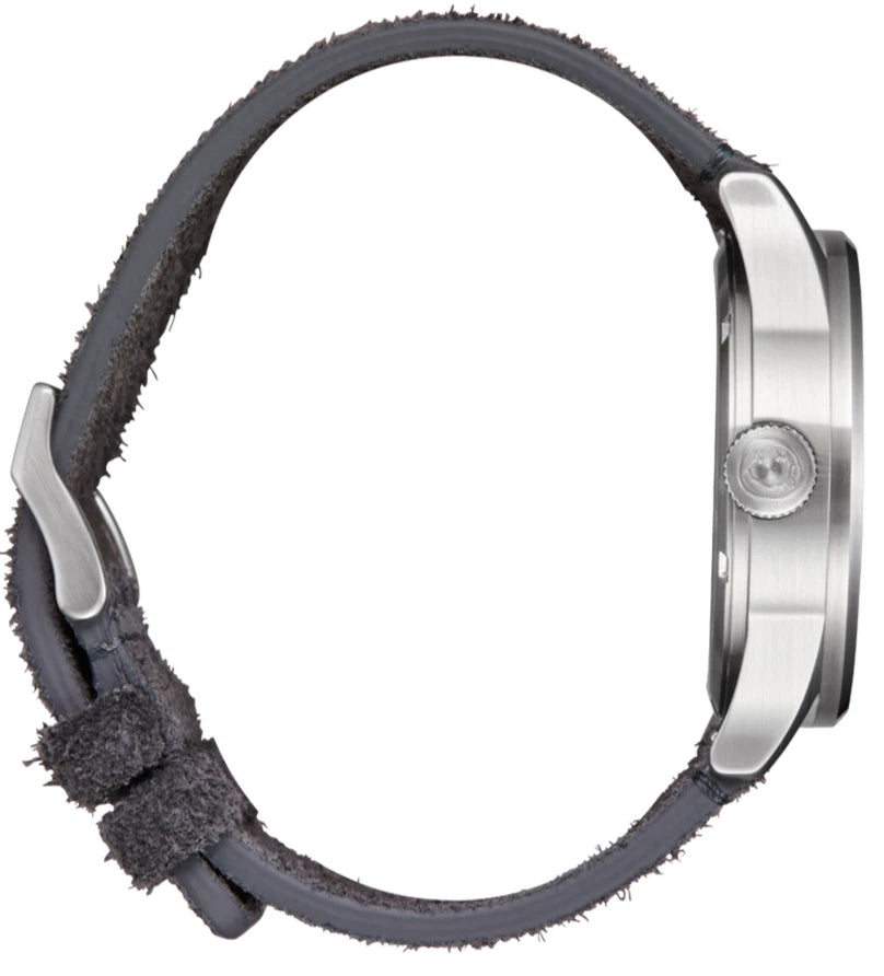 Nixon Nirvana Sentry Leather 42mm Quartz 100M WR Men's Watch Suede A1418-5274-00