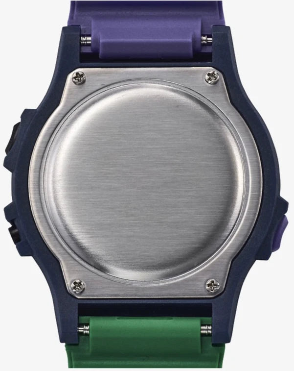 Timex Ironman 8-Lap B Reissue Green Purple Tartan Digital Acrylic 100M TW5M54700