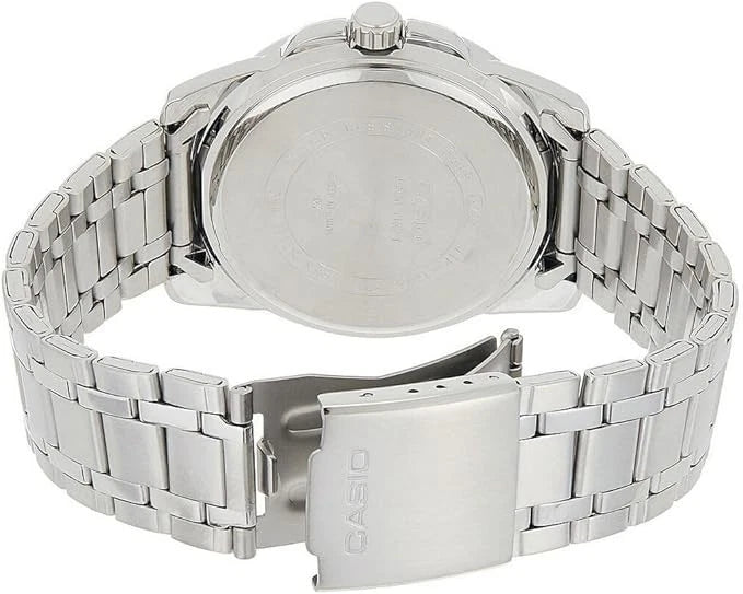 Casio MTP-1314D-1AV Analog Men's Watch 50m Water Resistant Date Black Dial Steel