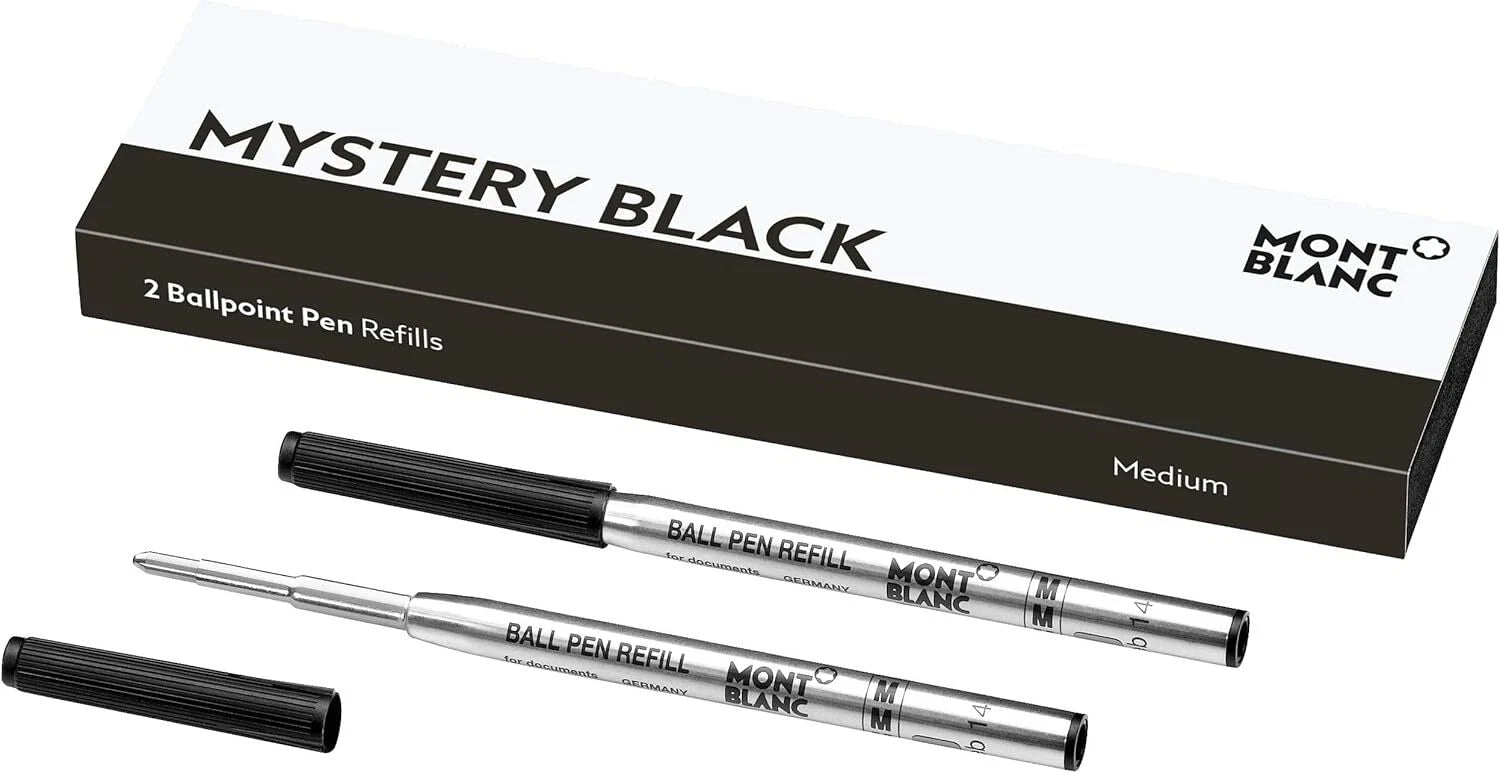 Montblanc 128211 Ballpoint PenRefill Medium (M) Mystery Black