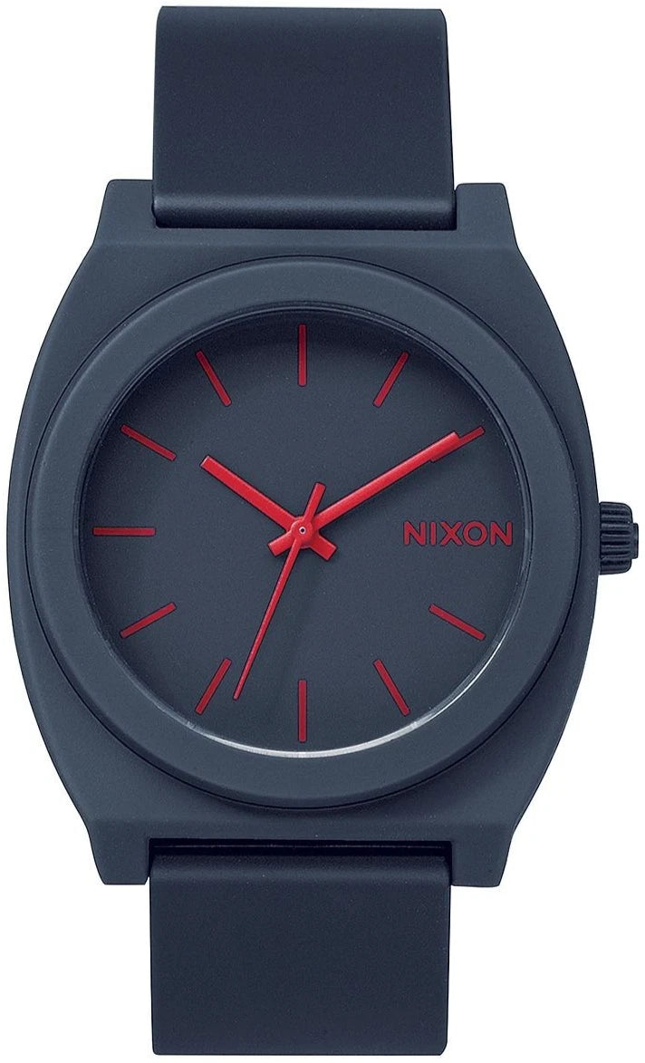 Nixon Time Teller P A119-692 Matte Navy 40mm Quartz 10 ATM Water Resistant Watch