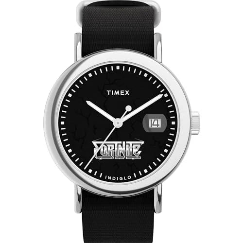 Timex x Fortnite Weekender 37mm Fabric Strap Date Watch