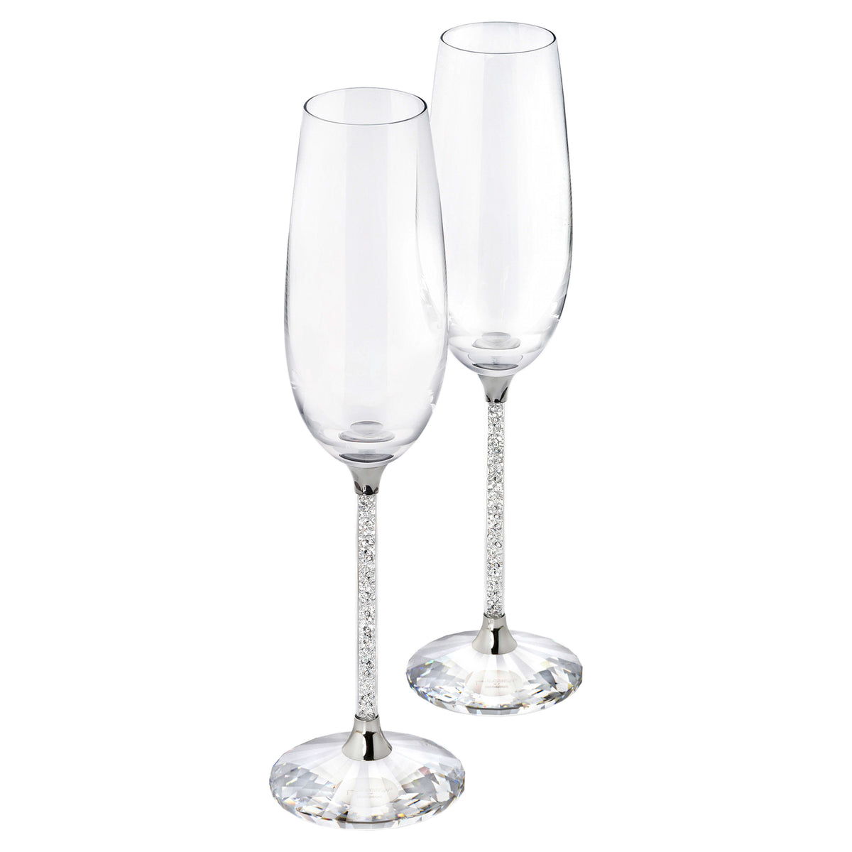 Swarovski Crystalline Toasting Flutes — Set of 2