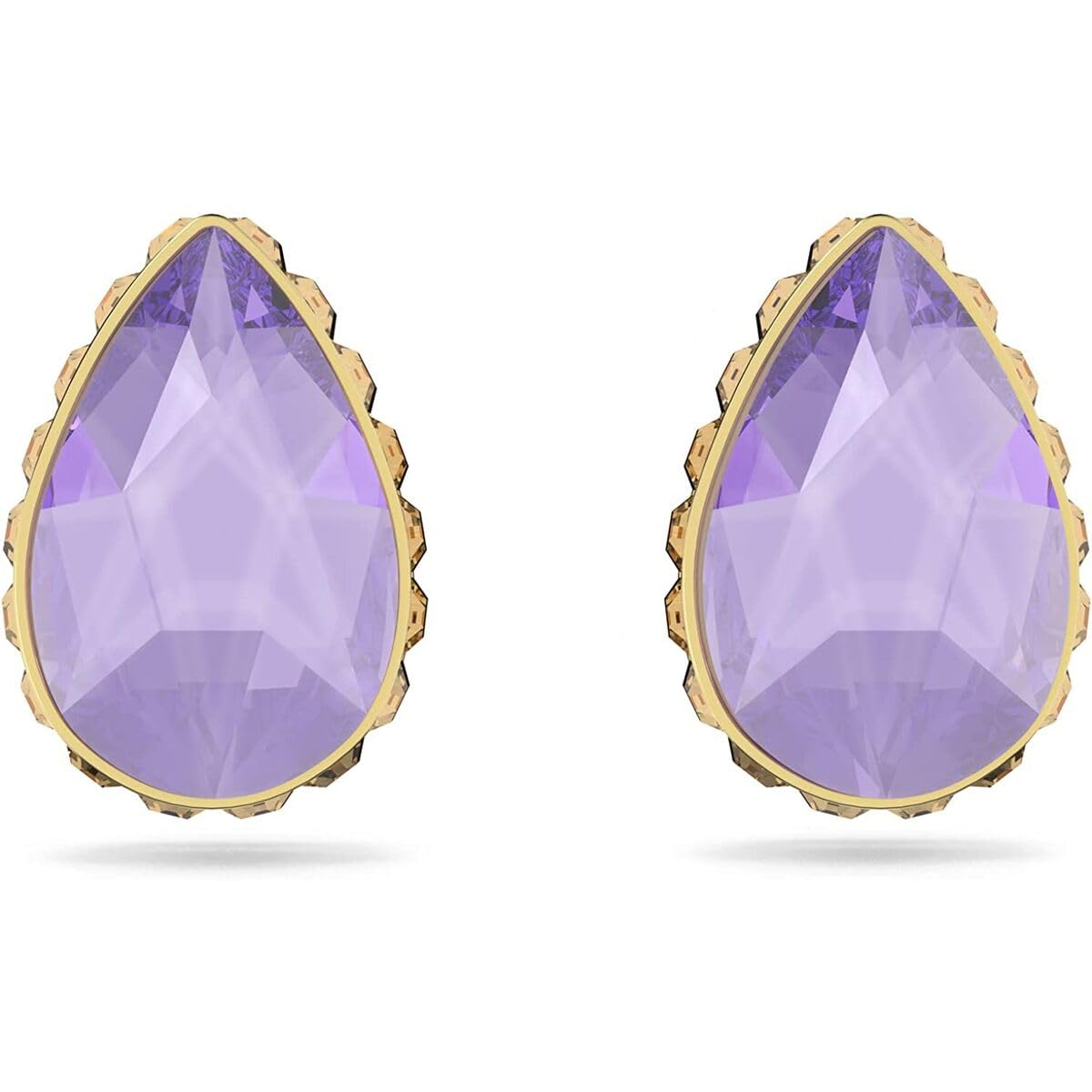 Swarovski Chroma Purple Reversible Stud Earrings — Open Box | 5641405