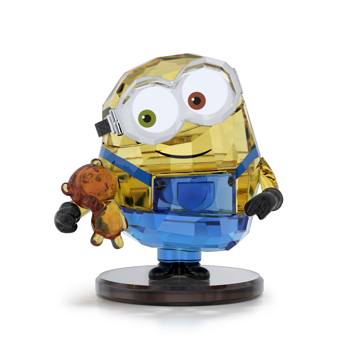 Swarovski Minions Bob with Tim Teddy Bear Crystal Figurine
