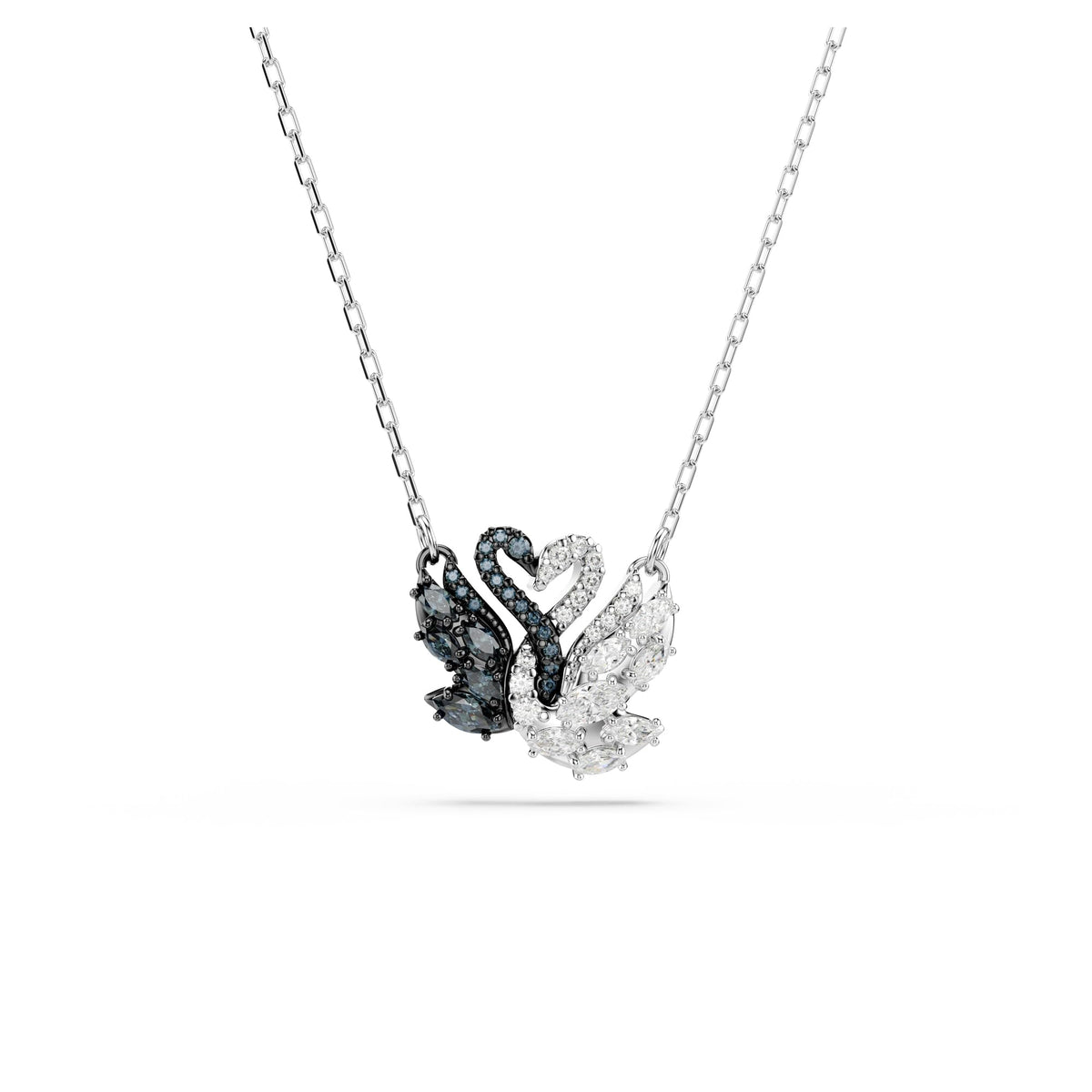 Swarovski Swan Black and White Pendant Necklace — Pre-Owned | 5705721