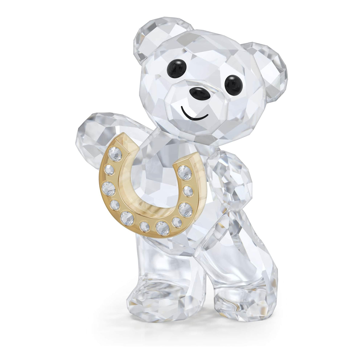 Swarovski Kris Bear Lucky Horseshoe Crystal Figurine | 5720459