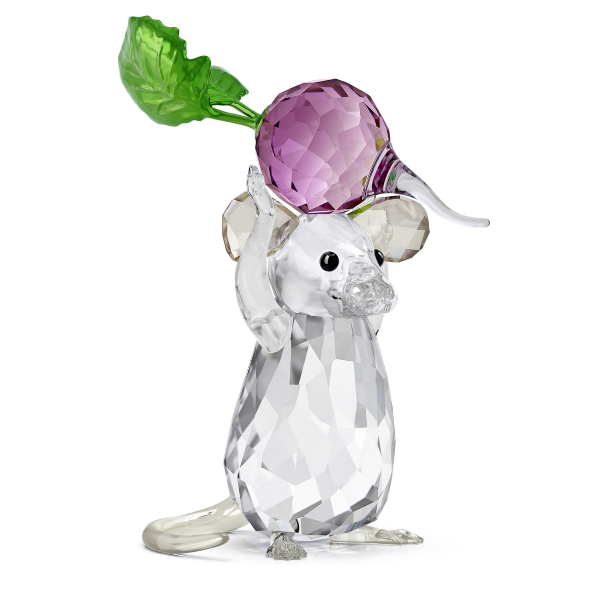 Swarovski Idyllia Mouse with Radish Crystal Figurine