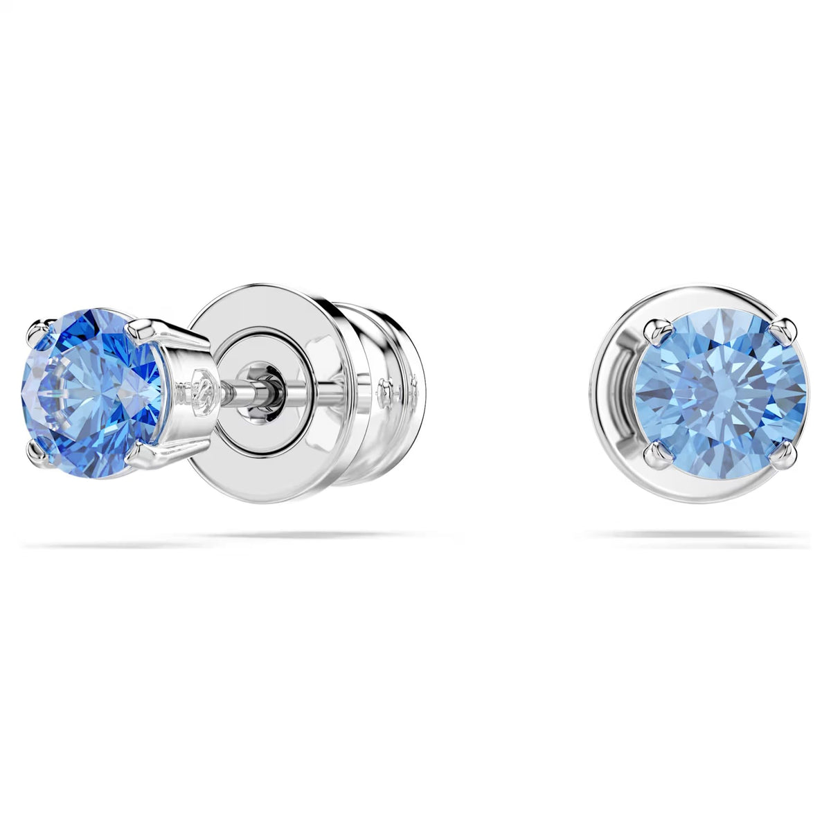 Swarovski Stilla Attract Blue Stud Earrings — Open Box | 5734250