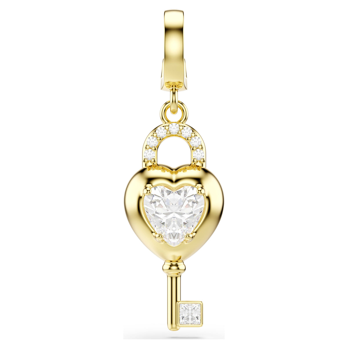 Swarovski Idyllia Heart with Key Zirconia Charm | 5742959