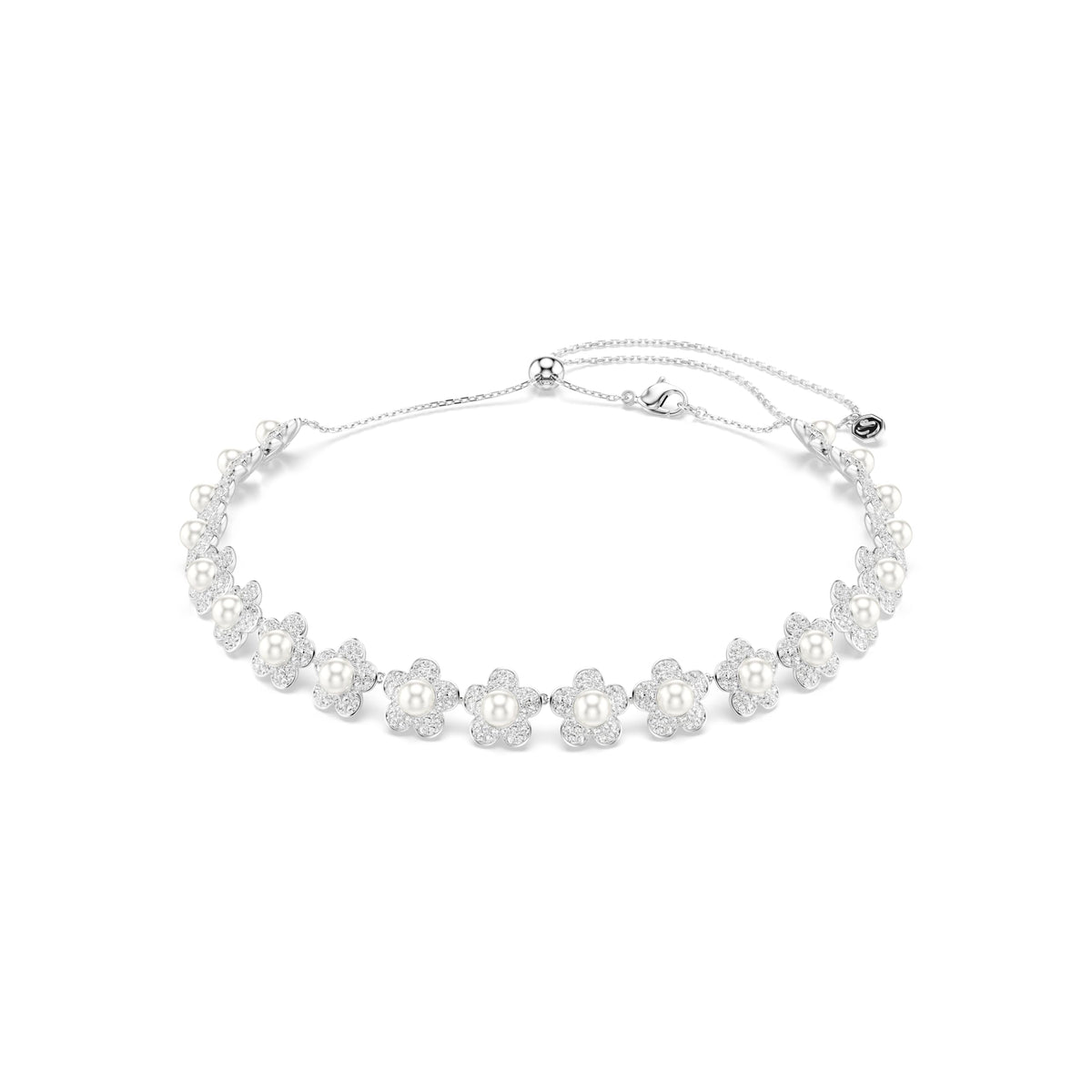 Swarovski Ariana Grande Crystal Pearl Flower Choker
