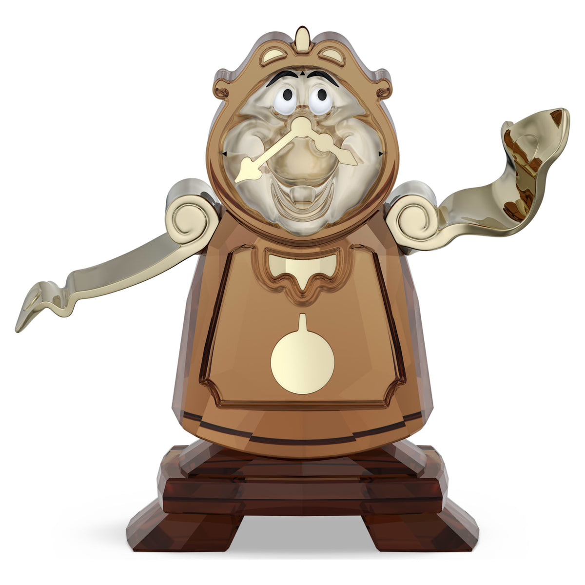 Swarovski Disney Beauty and the Beast Cogsworth Figurine