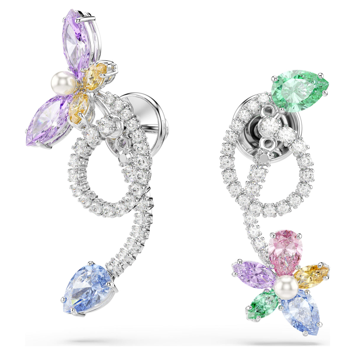 Swarovski Ariana Grande Dragonfly Flower Drop Earrings