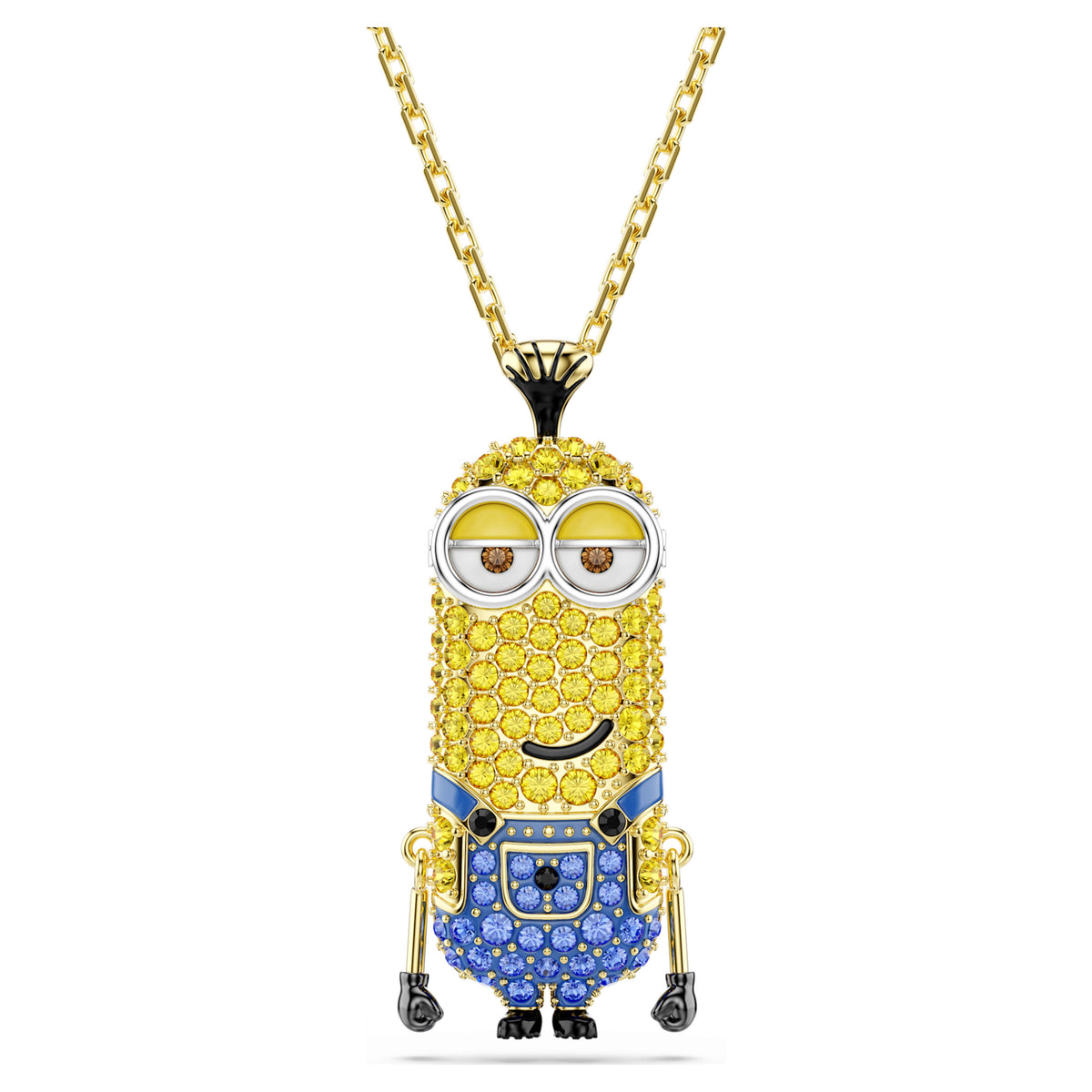 Swarovski Minions Kevin Crystal Pavé Pendant Necklace