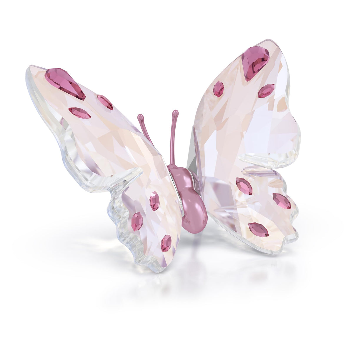 Swarovski Idyllia Small Pink Butterfly Crystal Figurine